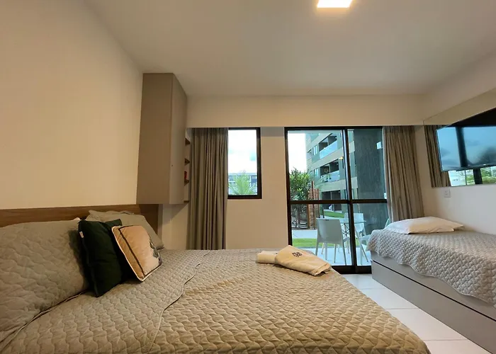 Mana Beach Muro Alto-Flat 12 Ohana E 20 Aloha Terreo Frente Piscina Pôrto das Galinhas
